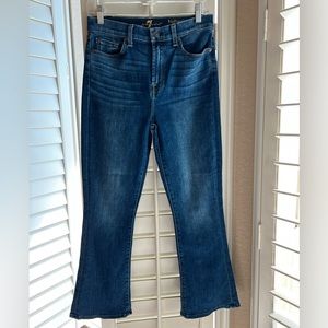 7 For All Mankind, Highwaist Slim Kick, Size 28